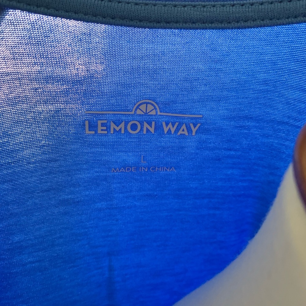 Lemon Way Blue Tee - Picture 3 of 3